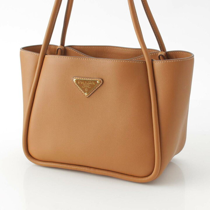 楽天市場】【プラダ】Prada トライアングルロゴ ソフトグレインレザー 