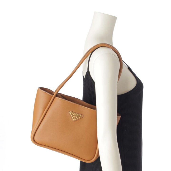 楽天市場】【プラダ】Prada トライアングルロゴ ソフトグレインレザー 