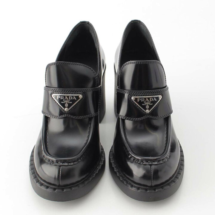 楽天市場】【プラダ】Prada 三角ロゴ チョコレート ブラッシュドレザー 