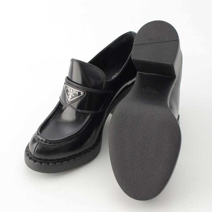楽天市場】【プラダ】Prada 三角ロゴ チョコレート ブラッシュドレザー 