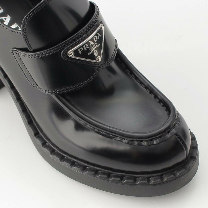 楽天市場】【プラダ】Prada 三角ロゴ チョコレート ブラッシュドレザー 