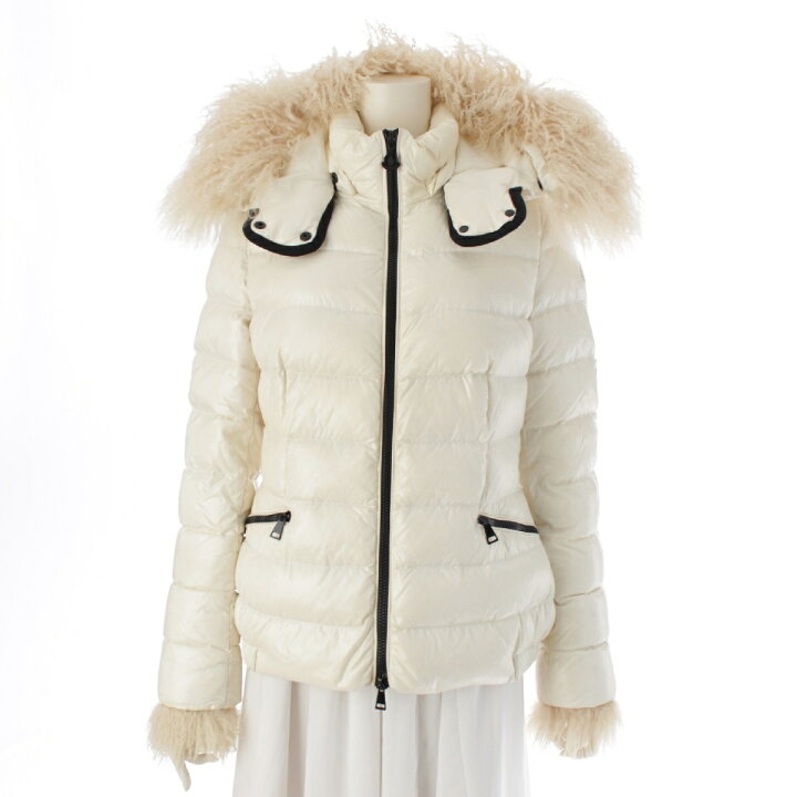 楽天市場】モンクレール MONCLER SEBINIERE ファー フード ダウン 