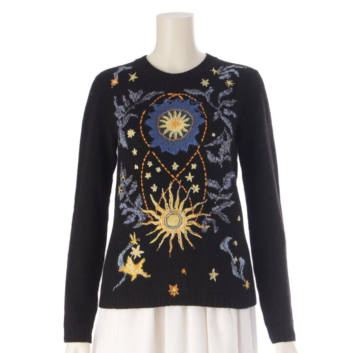 楽天市場】【ディオール】DIOR カシミヤ 刺繍 長袖 ニット セーター  