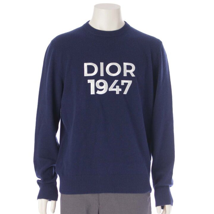 楽天市場】ディオール Dior カシミヤ×ウール 1947 ロゴ 長袖 ニット 