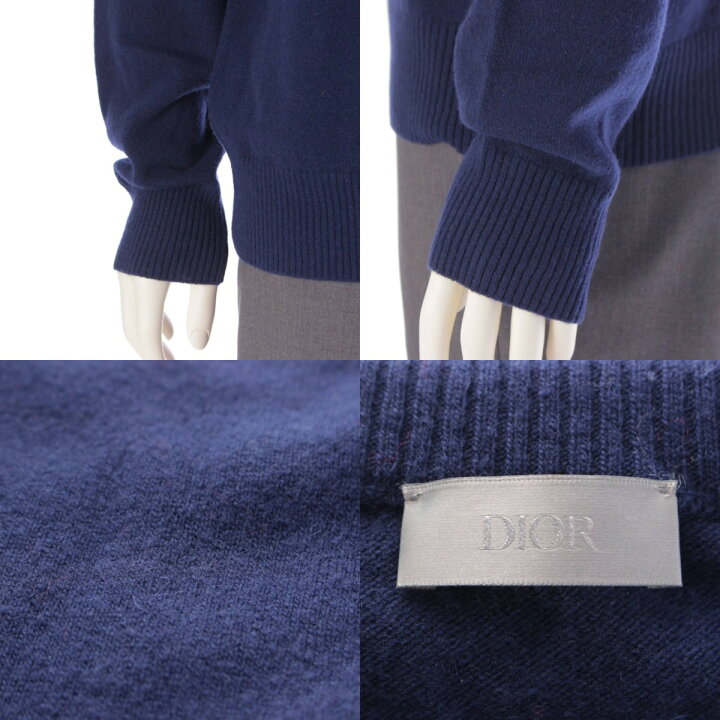 楽天市場】ディオール Dior カシミヤ×ウール 1947 ロゴ 長袖 ニット  