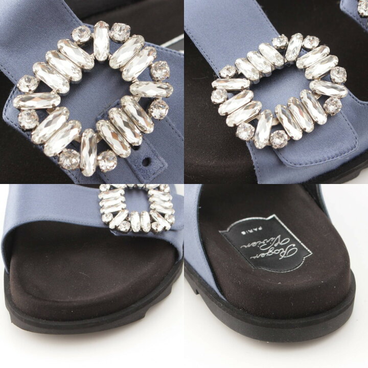 楽天市場】【ロジェヴィヴィエ】Roger Vivier クリスタルバックル 