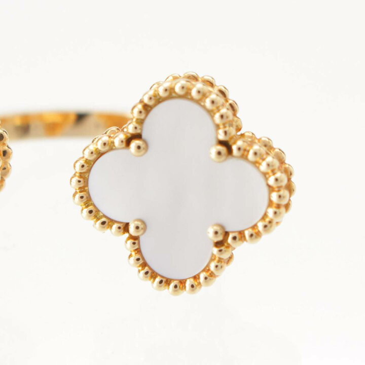 Van Cleef & Arpels ラッキーアルハンブラアントレ レドアリング 楽天 