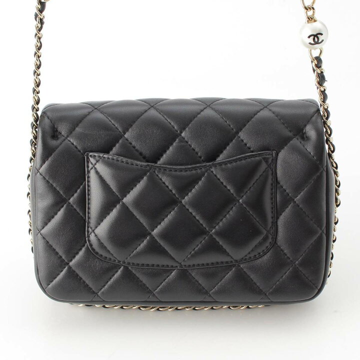 楽天市場】シャネル CHANEL 29番台 ラムスキン マトラッセ パール  