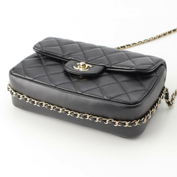 楽天市場】シャネル CHANEL 29番台 ラムスキン マトラッセ パール  