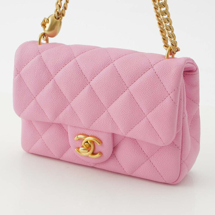 楽天市場】【シャネル】Chanel ミニマトラッセ17 キャビアスキン  