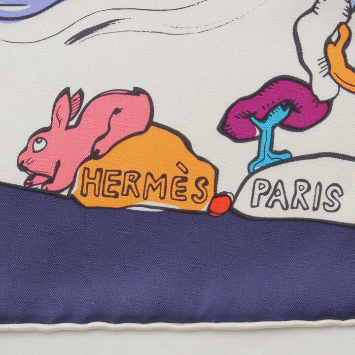 楽天市場】【エルメス】Hermes カレ90 シルクスカーフ Mille et Un 