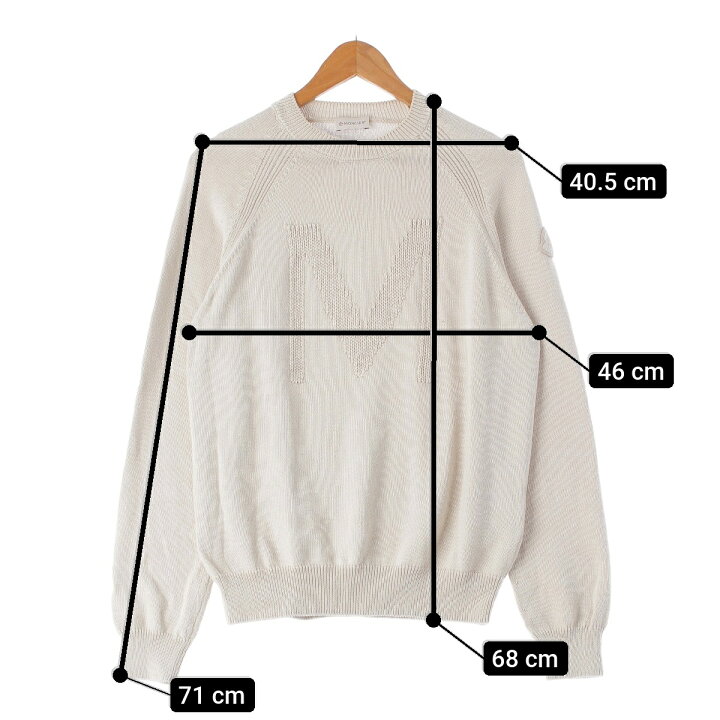 楽天市場】モンクレール 22年 メンズ GIROCOLLO コットン ニット  