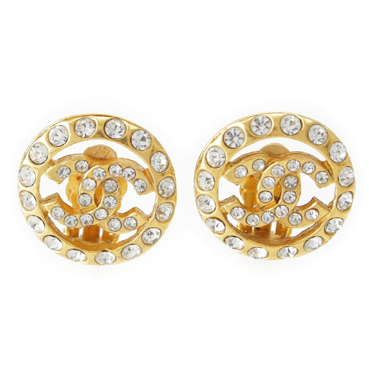 楽天市場】シャネル サークルココマーク ビジュー ラインストーン  