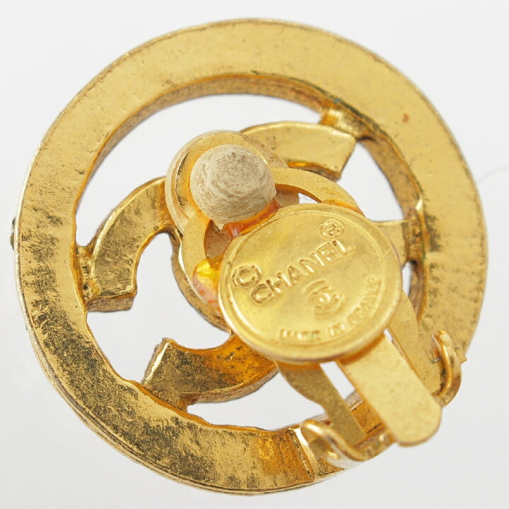 楽天市場】シャネル サークルココマーク ビジュー ラインストーン  