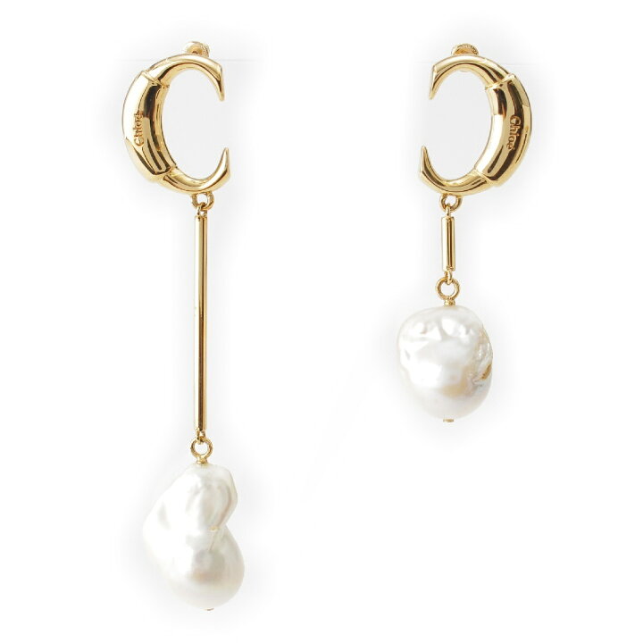 楽天市場】クロエ DARCEY ドロップ パール アシンメトリー ピアス  