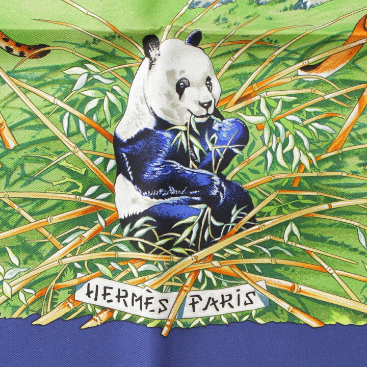 楽天市場】エルメス カレ90 SICHLIAN シチリアの動物 アニマル柄  