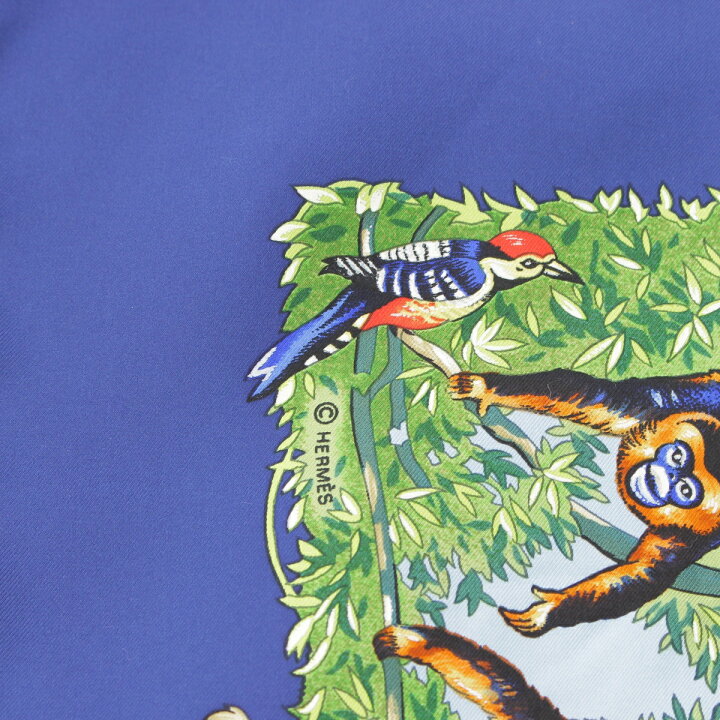 楽天市場】エルメス カレ90 SICHLIAN シチリアの動物 アニマル柄  