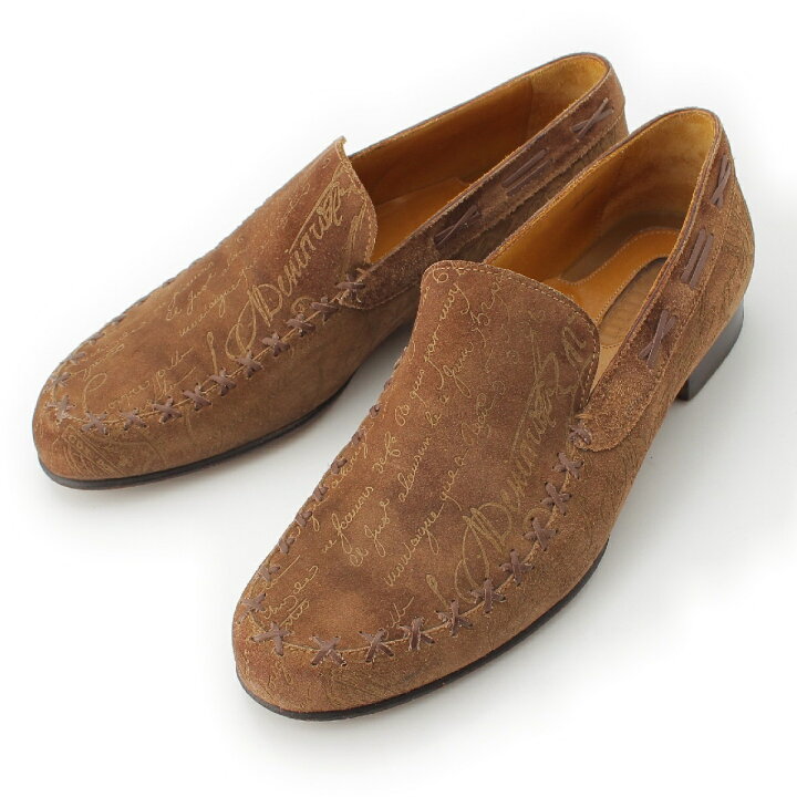 Berluti ベルルッティ ローファー ブラウン スウェード 靴