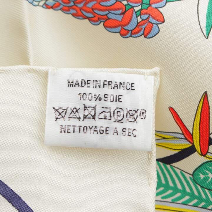 楽天市場】エルメス HERMES 24年 カレ90 シルク PLANIFLEURS 