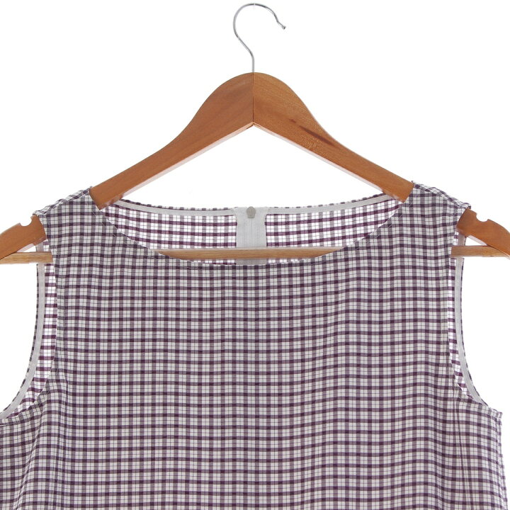 楽天市場】フォクシー FOXEY 23年 メリア ノースリーブ チェック柄  