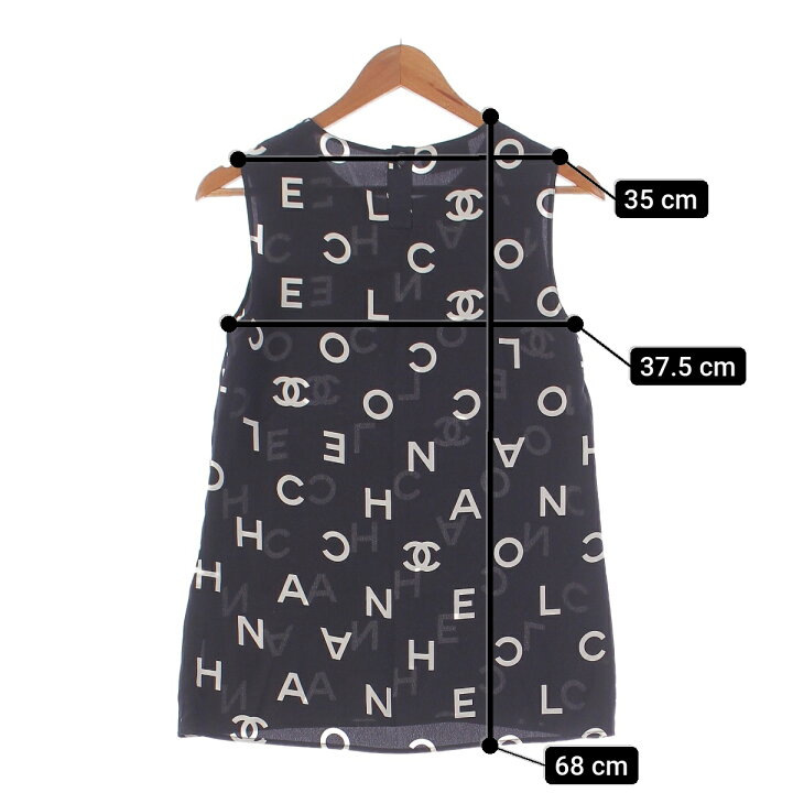 楽天市場】シャネル CHANEL 97P シルク ココマーク ロゴ 総柄 