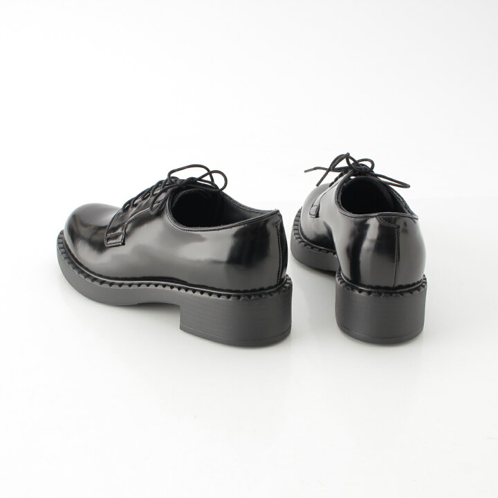 楽天市場】プラダ PRADA ブラッシュドレザー レースアップ プレーン 