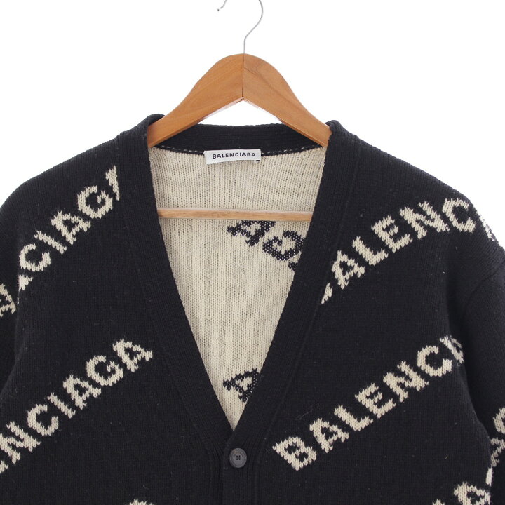 楽天市場】バレンシアガ BALENCIAGA ウール キャメル ロゴジャガード  