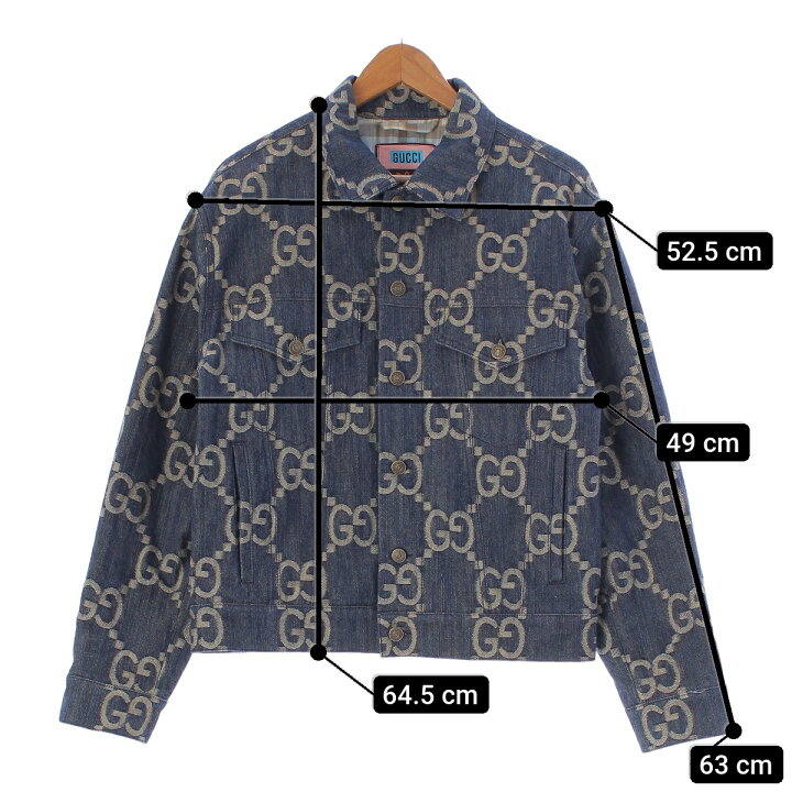 楽天市場】グッチ GUCCI コットンデニム GGジャガード 総柄 デニム 