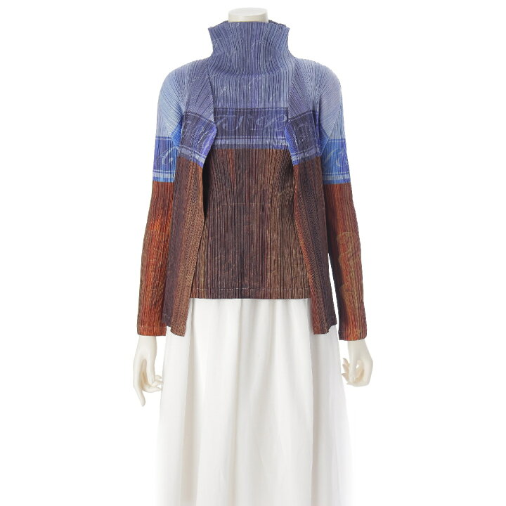 PLEATS PLEASE ISSEY MIYAKE バイカラーアンサンブル - 半袖 