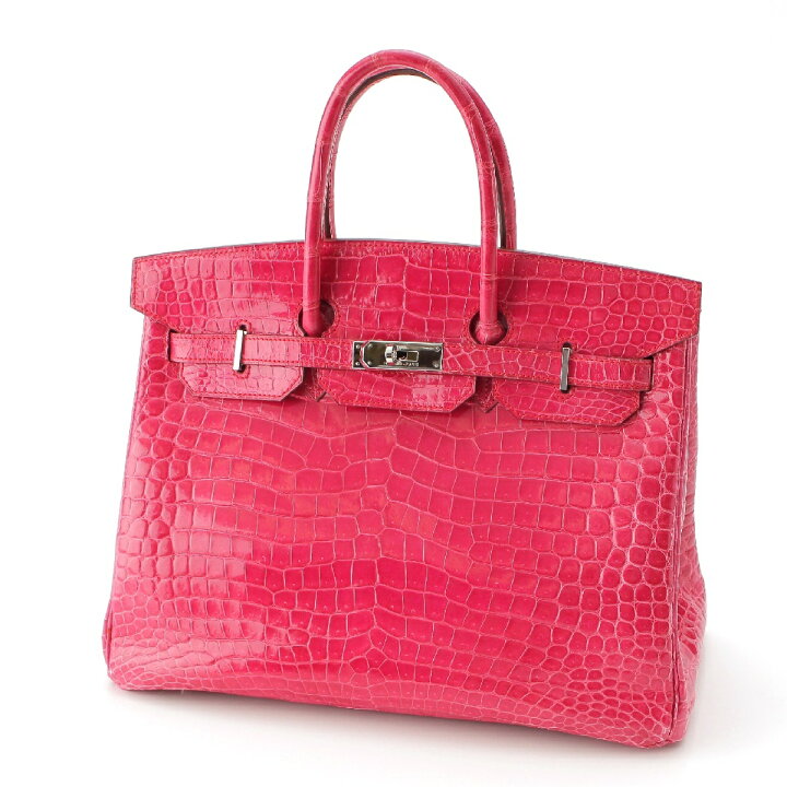 楽天市場】エルメス HERMES □H刻印 バーキン35 ポロサス クロコ 