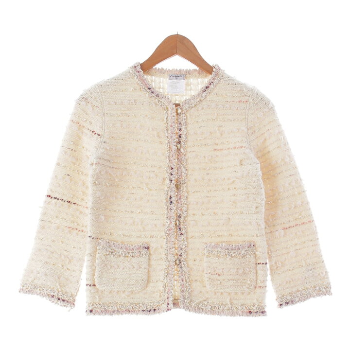 楽天市場】シャネル CHANEL 05A ウール カシミヤ ココマーク ツイード  