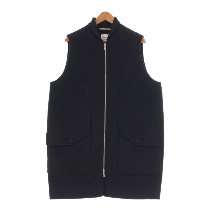 楽天市場】エルメス HERMES カシミヤ ジップアップ ロング ベスト  