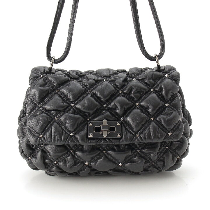 楽天市場】ヴァレンティノ VALENTINO レザー ロックスタッズ  