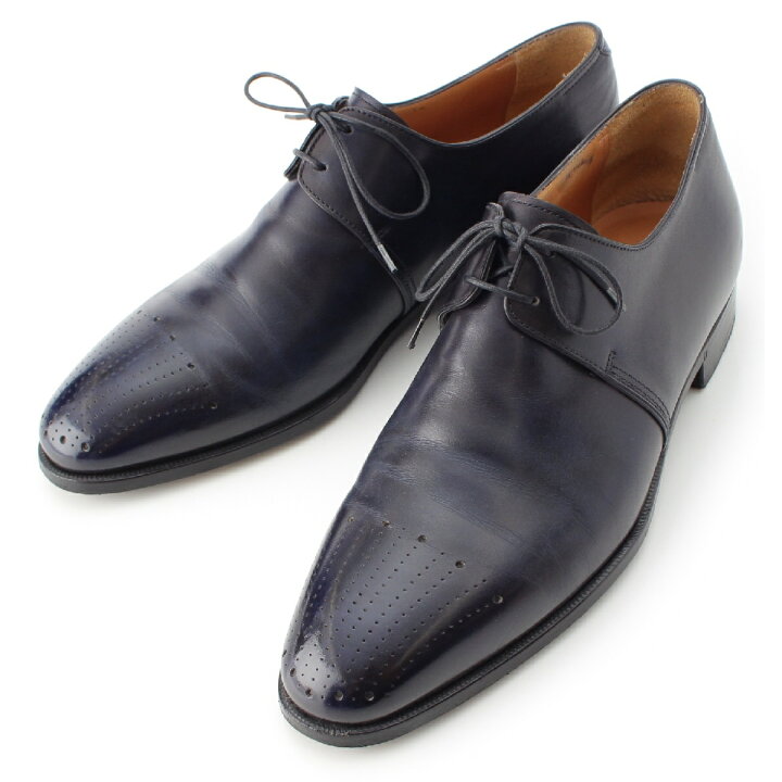 楽天市場】ベルルッティ Berluti レザー プレーントゥ メダリオン 