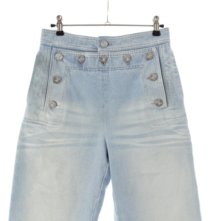 楽天市場】シャネル CHANEL 24AW ウォッシュドデニム ココマークボタン  