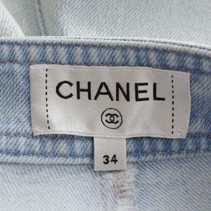 楽天市場】シャネル CHANEL 24AW ウォッシュドデニム ココマークボタン  