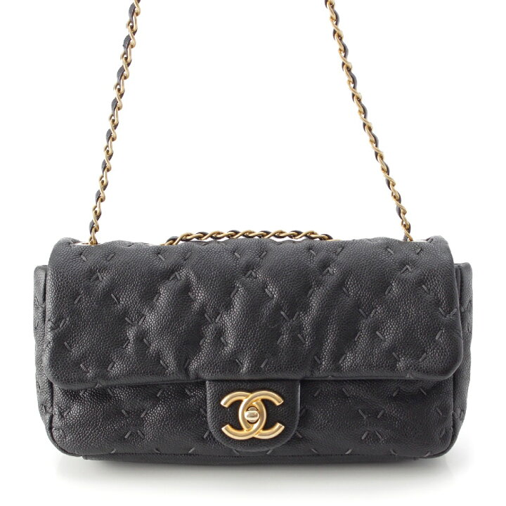 楽天市場】シャネル CHANEL 15番台 ワイルドステッチ ソフトキャビア  
