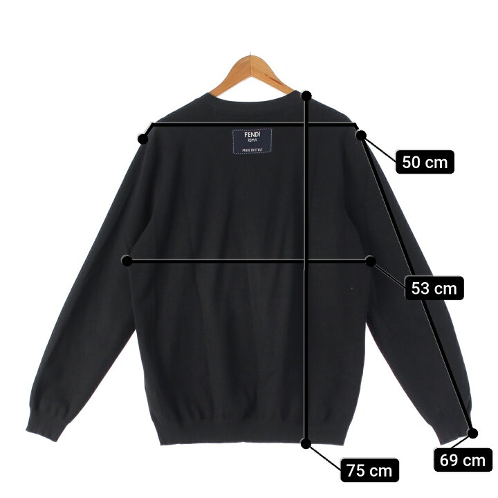 楽天市場】フェンディ FENDI 22年 ロゴ セーター ニット FZX030 AIB7 
