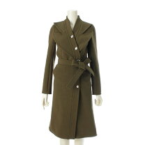 楽天市場】セリーヌ コート 中古（カラーカーキグリーン）（レディース  