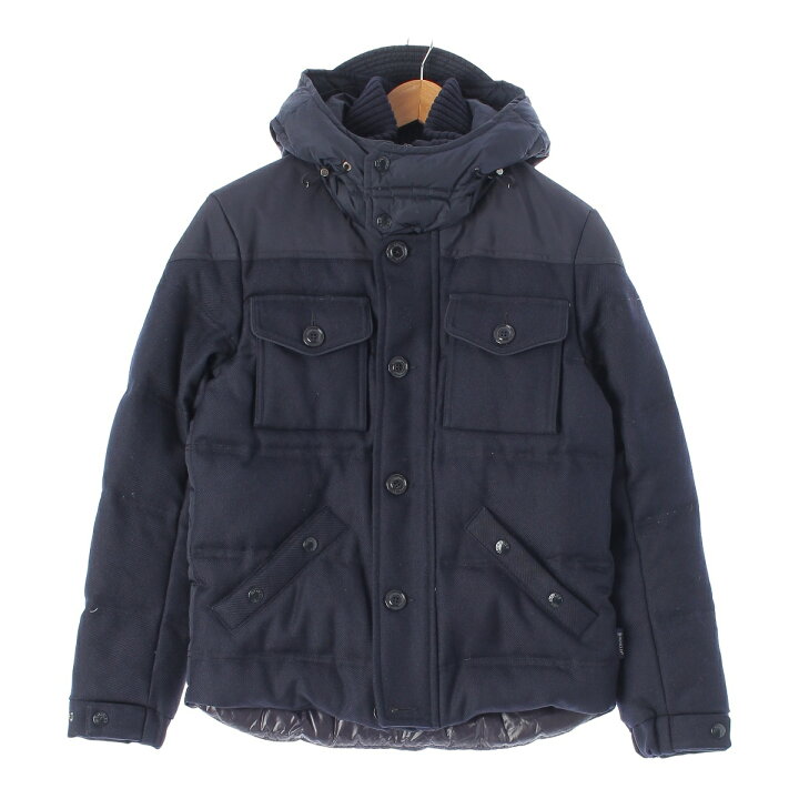 楽天市場】モンクレール MONCLER Republique ウール ナイロン切替 