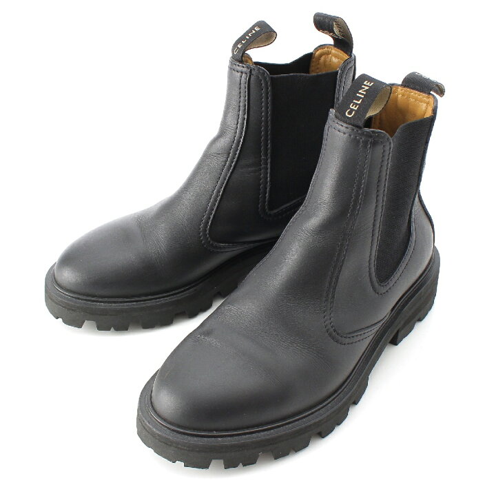 楽天市場】セリーヌ CELINE マーガレット レザー サイドゴア アンクル  