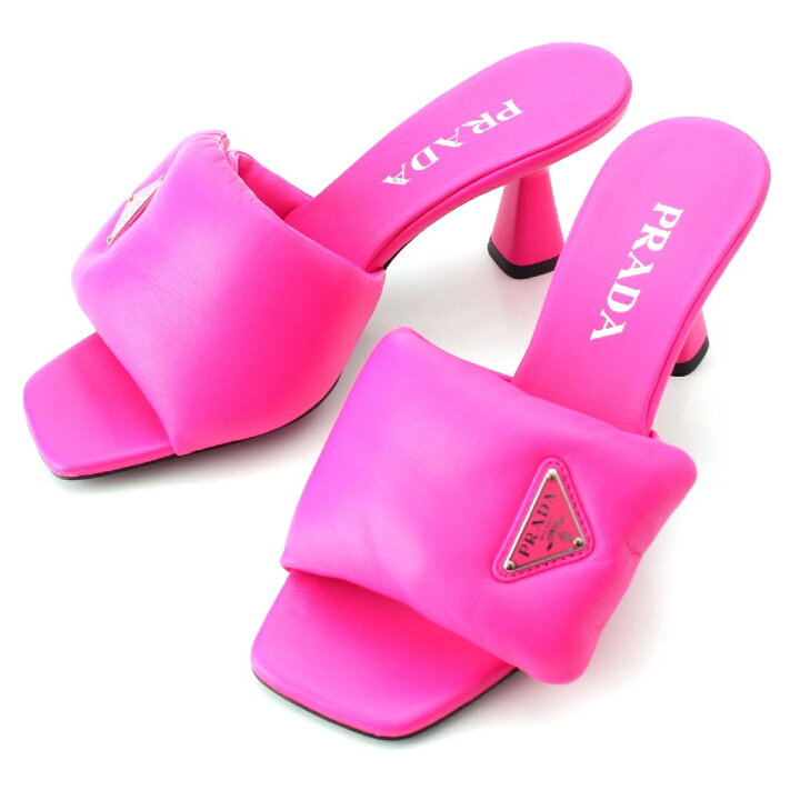 楽天市場】プラダ PRADA パデッドナッパレザー トライアングルロゴ 