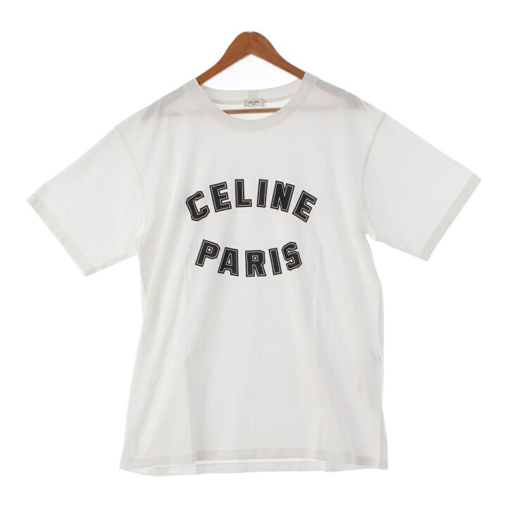 楽天市場】セリーヌ CELINE 24年 コットン CELINE PARISロゴ ルーズ  