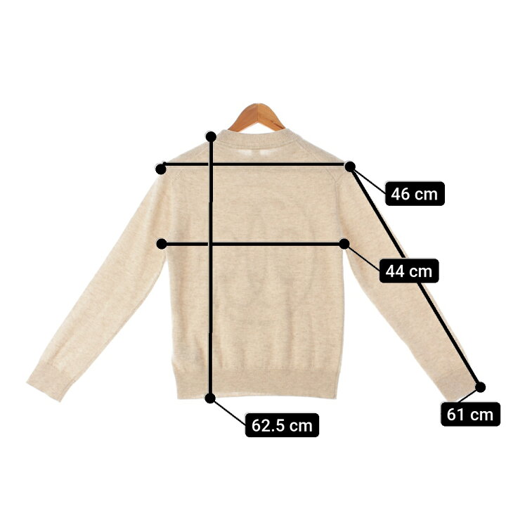 楽天市場】エルメス HERMES カシミヤ Hリフト クルーネック 長袖  