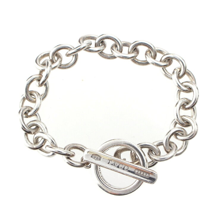 中古B/標準 TIFFANY&Co. ティファニー シルバー925 ブレスレット レア 