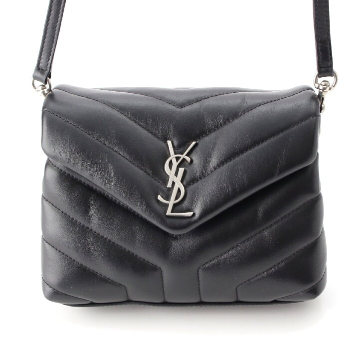 楽天市場】サンローラン SAINT LAURENT ルル レザー YSLロゴ シルバー 