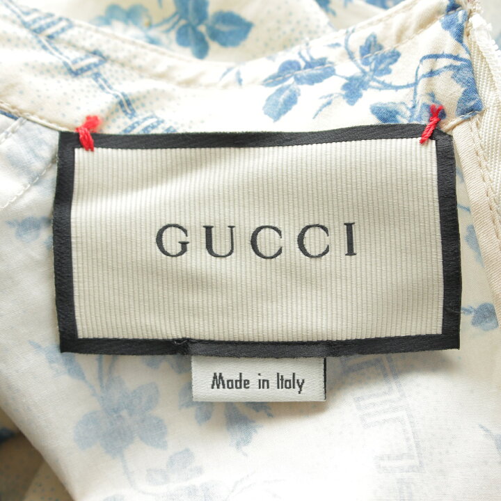 楽天市場】グッチ GUCCI コットン Rosebud-print ローズバッド ロゴ  
