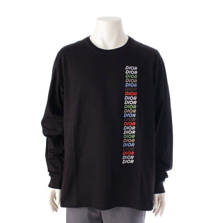 楽天市場】ディオール Dior 24SS コットン マルチカラーロゴ 長袖T 
