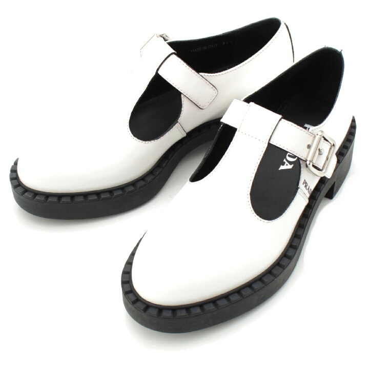 楽天市場】プラダ PRADA メリージェーン ブラッシュドレザー 