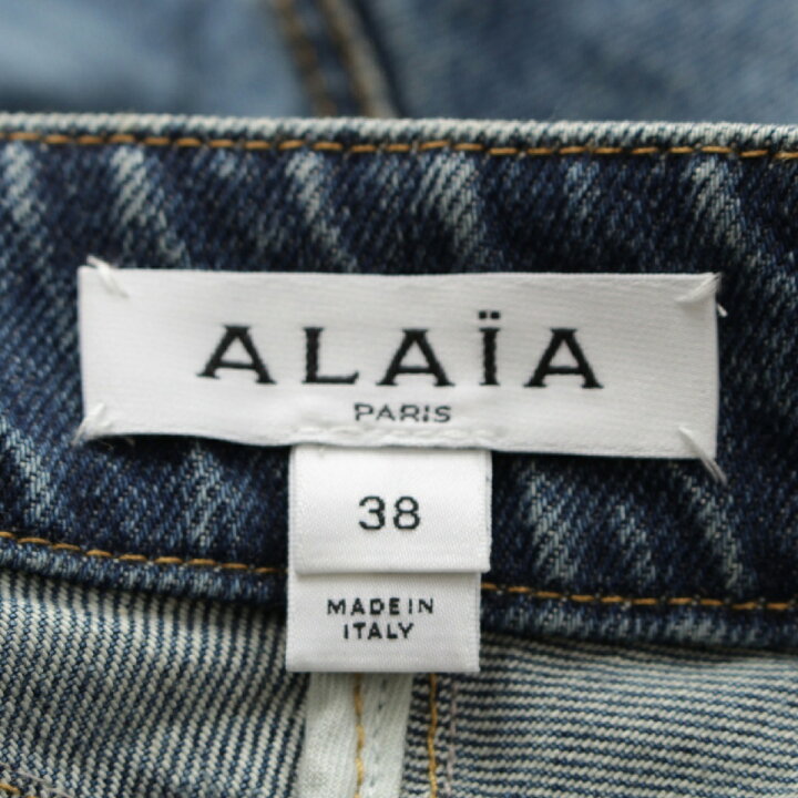 楽天市場】アライア Alaia ストーンデニム製 コットン フロント  